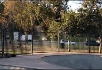 BMX Biker falha em salto sobre a grade!