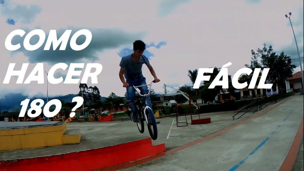 BMX/ COMO HACER 180  EN PLANO ** FACIL  / 180 BOONY HOP AEREO + EXTRA   - BMXFB
