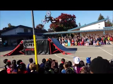 BMX Pros at Eisenhower Elementary School!