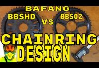 Bafang BBSHD 1000w mid-drive • 46T Chainring Design Overview • Electric Bike 48v BBS02 8fun motor