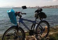 Bike, Converting a mountain bike for the road. Велосипед, переделка горный- комфортный дорожный. Bike, Converting a mountain bike for the road. Велосипед, переделка горный- комфортный дорожный.