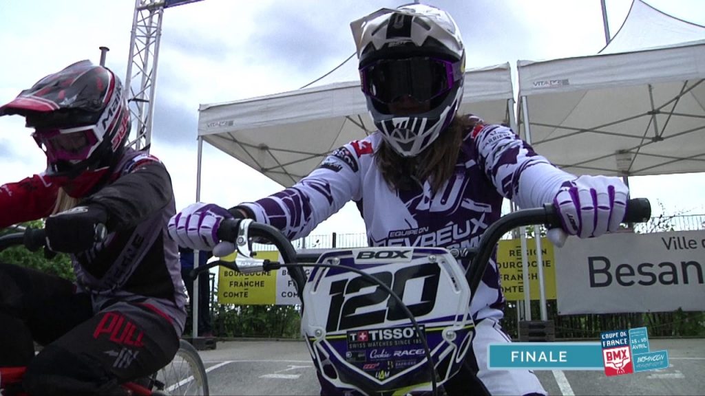 COUPE DE FRANCE BMX Besançon finale Elite femme 4eme manche