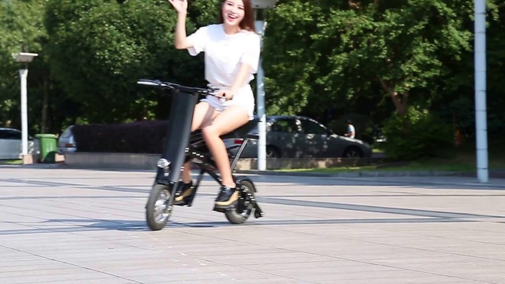 China OEM 2-Wheel Electric Folding Bike Foldaway Bicycle