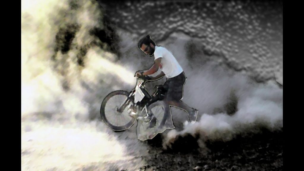 Cyclone Electric Bike Kit 5000 Watt 48 Volt in a Mountain Ride with Power