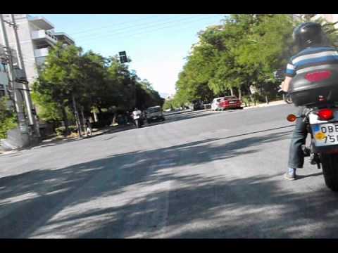 Cyclone fast electric bike 5000 Watt 48 Volt in the Centre of Athens