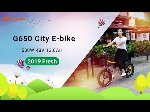 Cyrusher G650 Full Suspension Folding  Step Through City Electric Bike