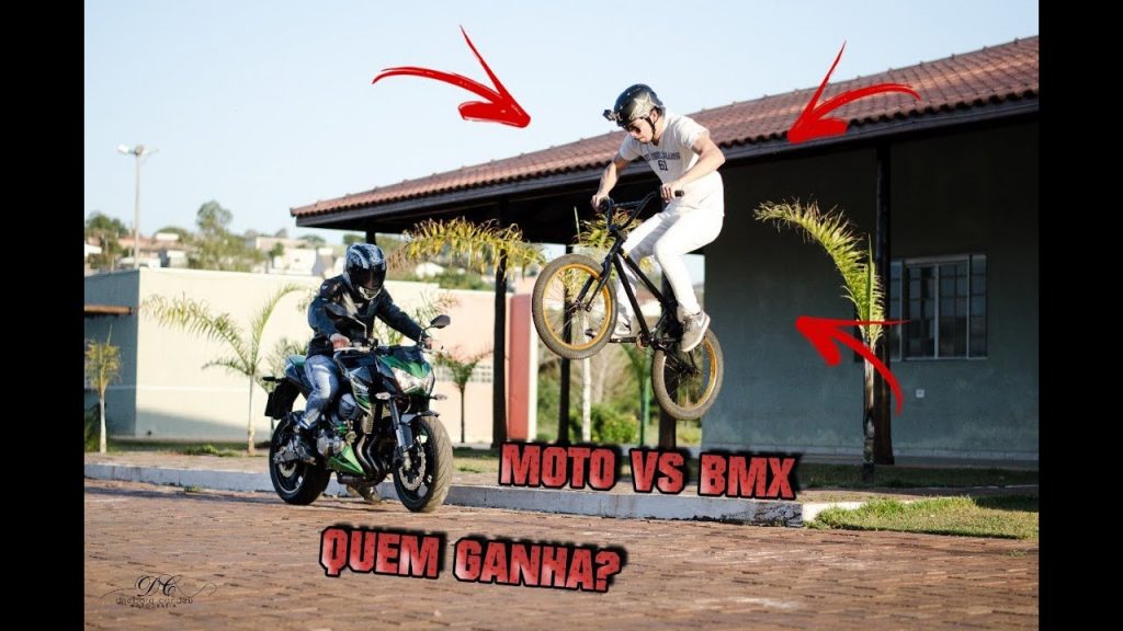 DESAFIO MOTO VS BMX