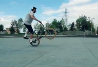 Deaf Bmx flatland - CS Lewis Square Belfast