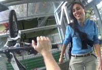 Downhill Mountain Biking in Skyadventures Park Arenal Costa Rica