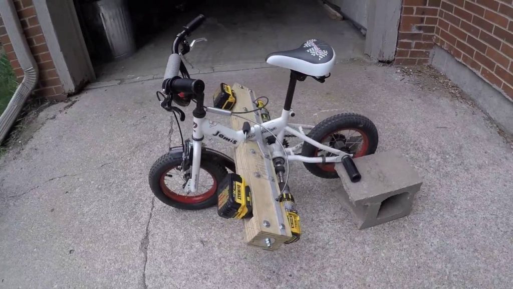 Dual Powered Drill Bike 25+ MPH!