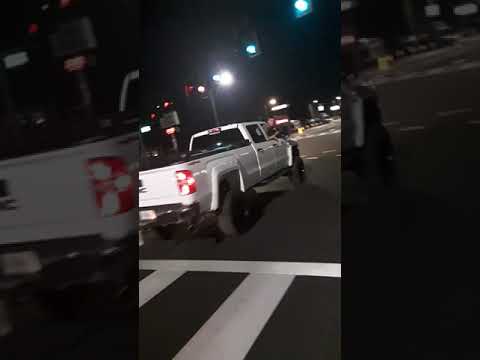 Evil Driver Hates Electric Bike Rider