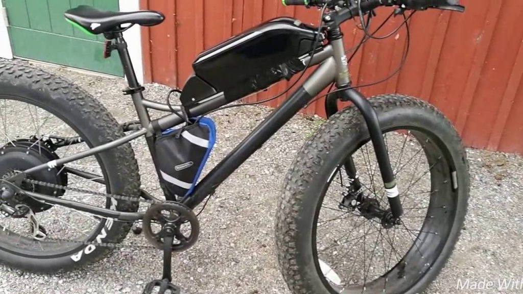 FatBike Electric Fat Bike E-bike 1500W 48V Coyote Fatman frame description review & ride
