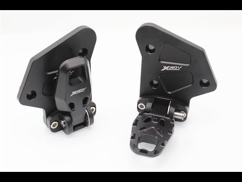 Folding Rear Foot Pegs Footrest Passenger