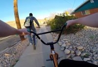 GoPro BMX Riding The Streets of Moab Utah (BROKEN CHAIN!!)