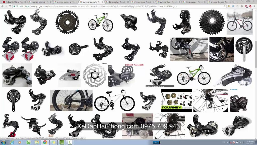 Hướng dẫn phân biệt các group shimano cho xe Mountain bike(MTB) cùng Xe Đạp Hải Phòng .com