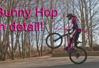 How to Bunny Hop a Mountain Bike in detail (English language)