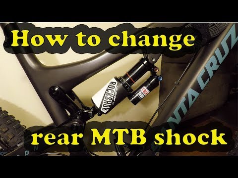 How to change rear mountain bike shock | Rockshox Monarch to Rockshox Vivid Air