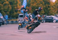 Kalau BMX Freestyle keren kan, kalau Motor Matic gimana?