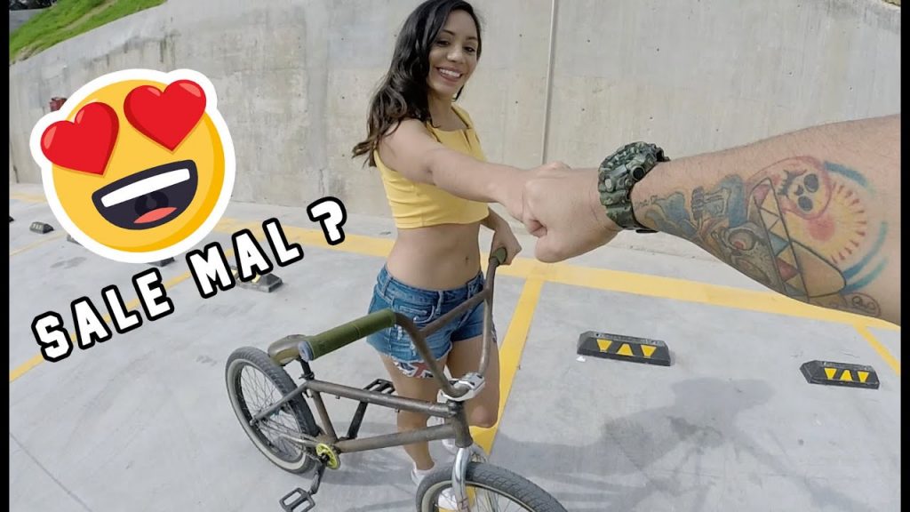 LA INVITO A SALIR SI SACA UN TRUCO EN BMX?