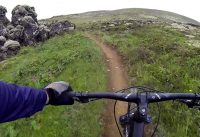 Mountain biking - Down the edge trail in Iceland Mountain biking - Down the edge trail in Iceland