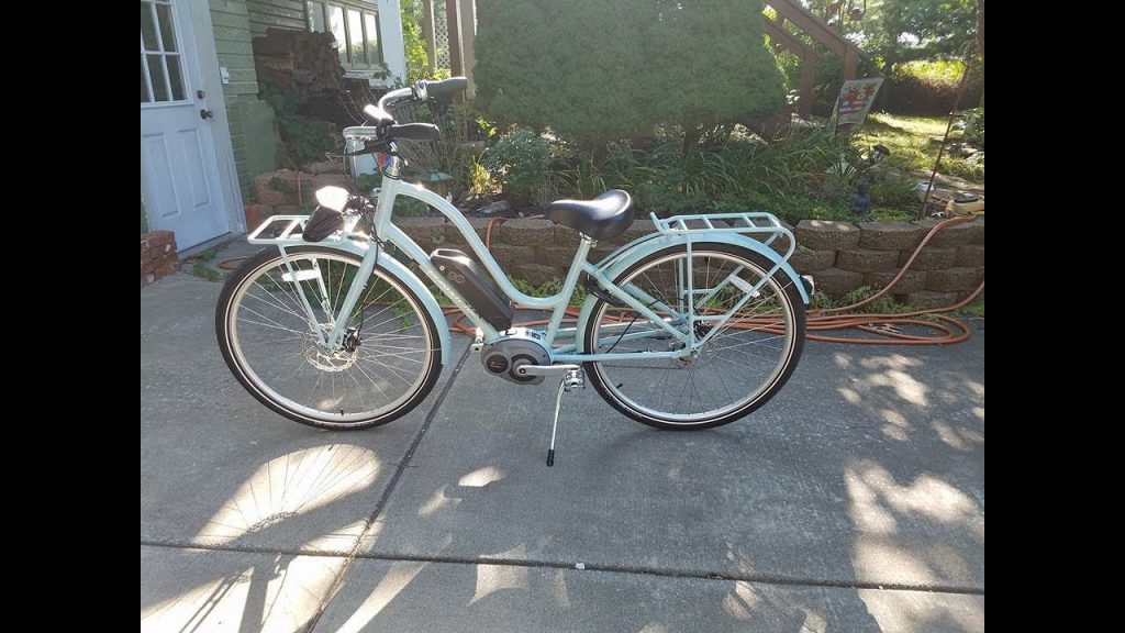 My friend let me ride her  brand new electric bike!