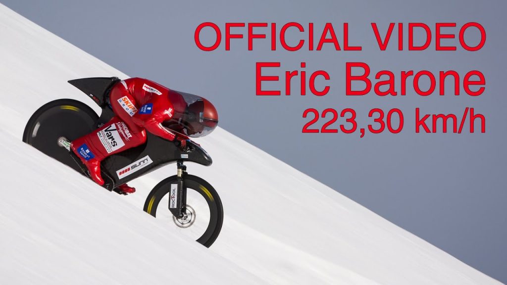 (OFFICIAL) Eric Barone - 223,30 km/h (138.752 mph) - World mountain bike speed record - VSC 2015