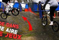 ON RIDE EN BMX DANS DES JEUX POUR ENFANTS !