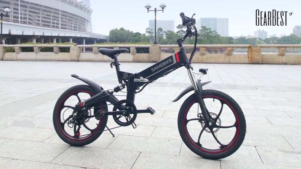 Outdoor Smart Folding Electric Bike the from GearBest