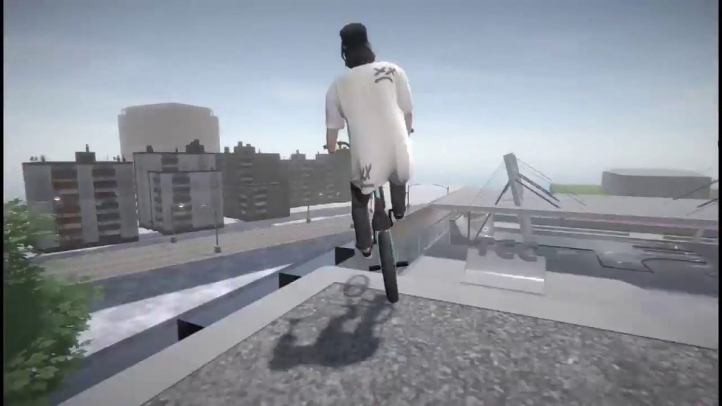 PIPE by BMX Streets -  MASSIVE ROOF GAP at the community center.
