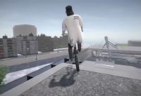 PIPE by BMX Streets -  MASSIVE ROOF GAP at the community center.