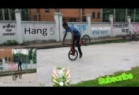 Reverse handle bar and portal roll||bmx stunts||NH MUBIN | | BCRZ
