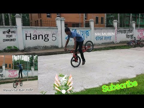 Reverse handle bar and portal roll||bmx stunts||NH MUBIN | | BCRZ