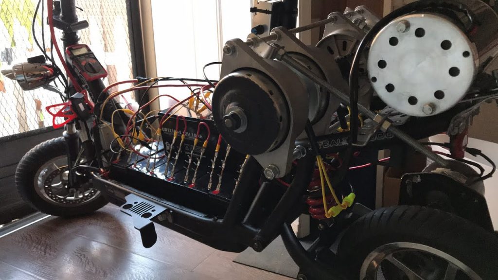 Riding The EV Scooter With Alternators Charging - Part 1