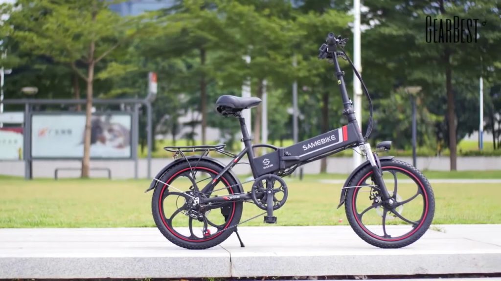 Samebike 20LVXD30 Smart Folding Electric Moped Bike E bike   the from GearBest