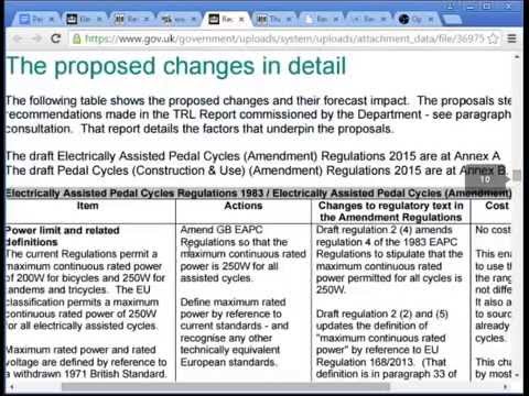 Sinclair C5 - Eclipse - 03 UK eBike law