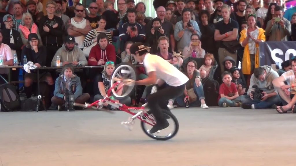 Takahiro Ikeda at Flatland Bmx Pro World Circuit 2016 round 2 FINAL Cologne