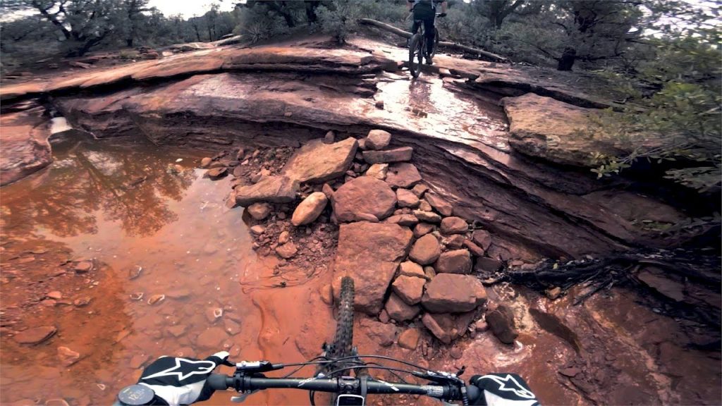 Wet Sedona Mountain Biking