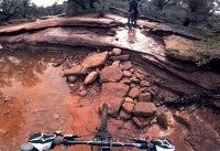Wet Sedona Mountain Biking