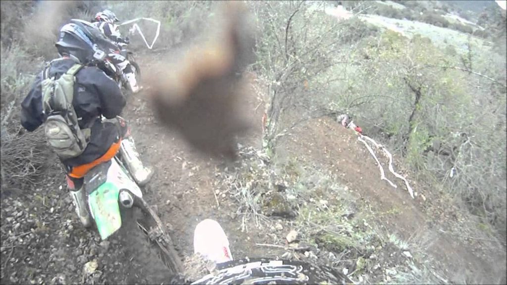 Zero MX 2012 racing against open-class gas bikes in the AMA Phantom Harescramble