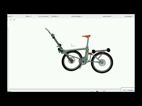 design of foldable bicycle