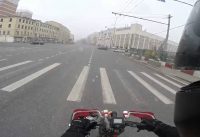 electric bike. hot in April 2015 in Moscow. electric bike. hot in April 2015 in Moscow.