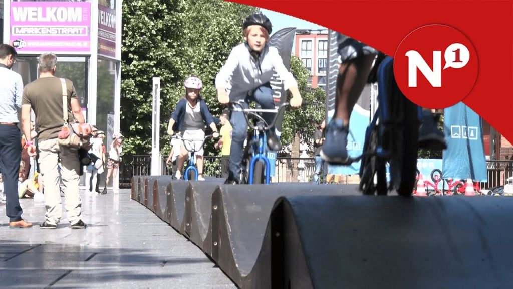 BMX-en, graffiti spuiten en skaten bij Velo-city Junior
