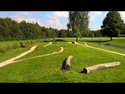 Bike Parcours Detmold - Hindernisse auf 200m Mountainbike Strecke