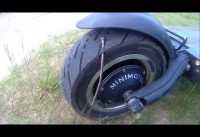 Caught a nail , ride through the woods for brooms on Dualtron Thunder  80 кмh