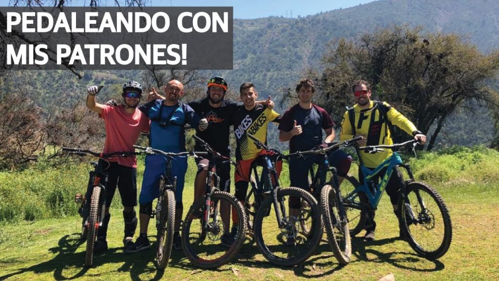 Enduro en el Bike Park con mis Patrones!!