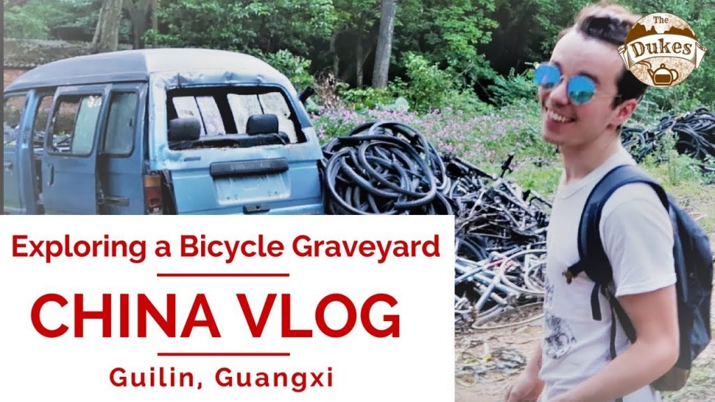 Exploring a Bicycle Graveyard! Hiking | GUILIN CHINA VLOG