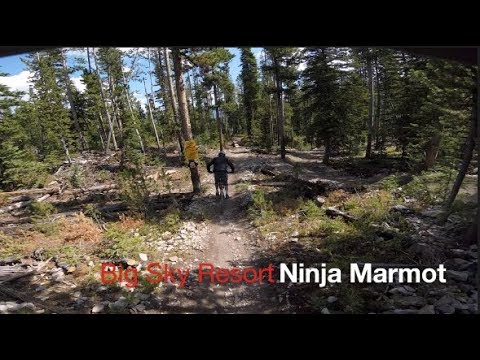 MASSIVE CRASH - Big Sky Resort Bike Park - Ninja Marmot - Summer 2017 - POV