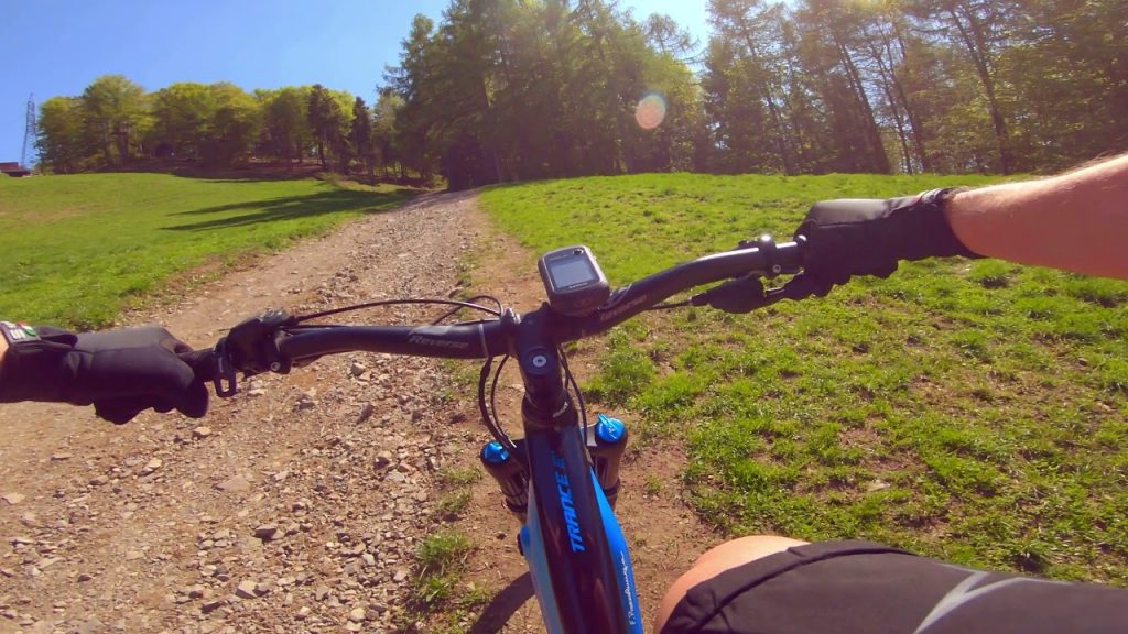 MTB Bergamo - Valle Seriana: Salita al Monte Purito da sotto la seggiovia (E-Bike ON)