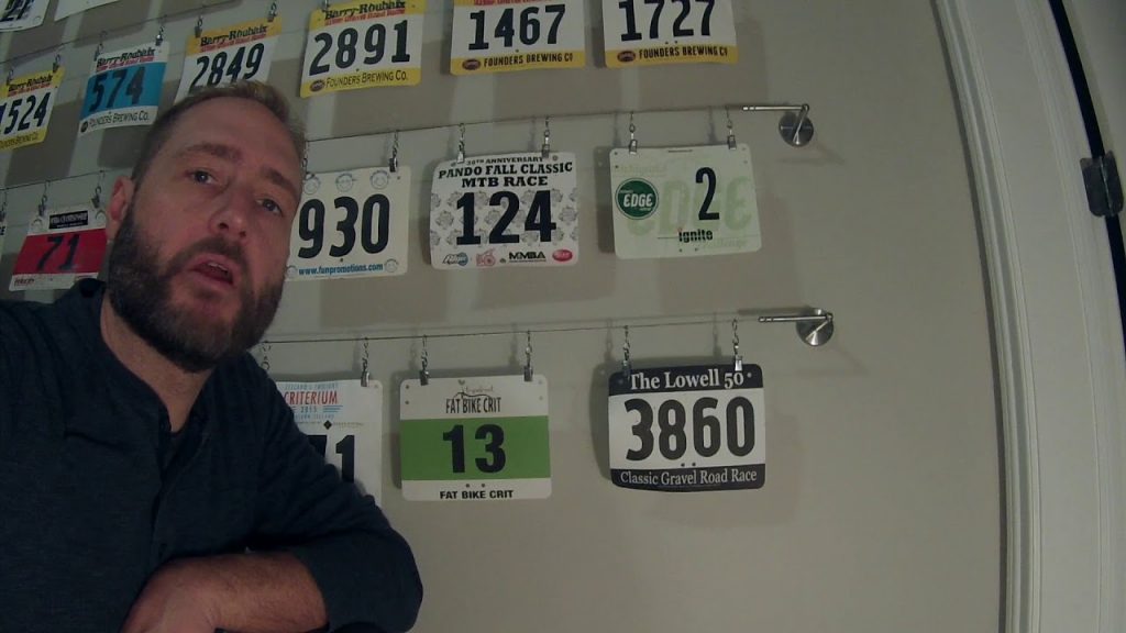 MTB Race Number Plate Wall Installation