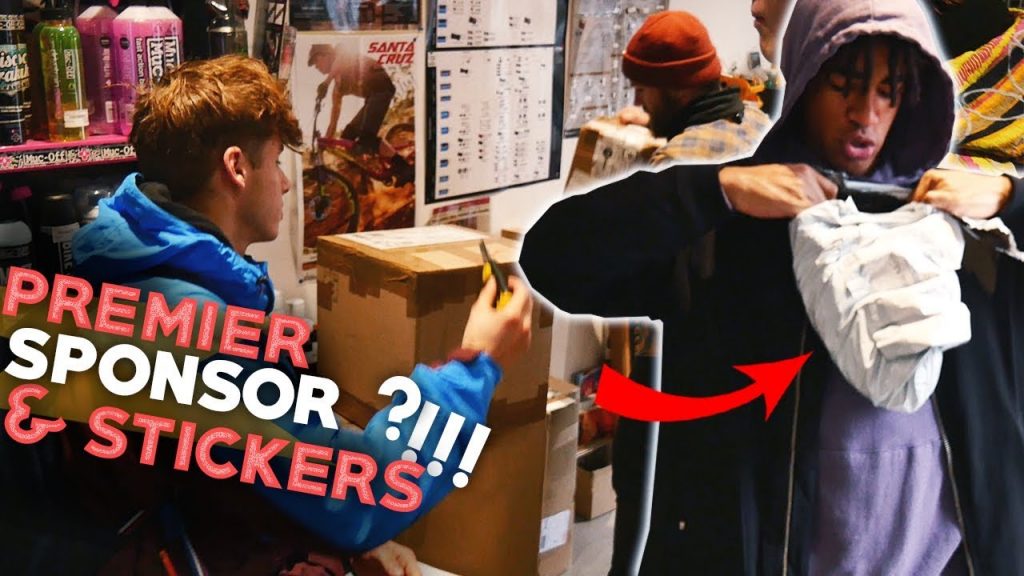 ON DEBALLE DES PIECES DE BMX ET UN COLIS DE NOTRE PREMIER SPONSOR !!! + nouveaux stickers